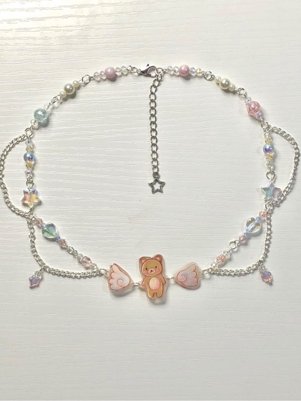 Handmade Teddybear Necklace!